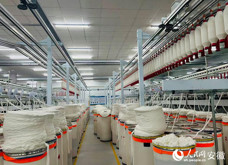 安徽顺源智纺有限公司生产车间
