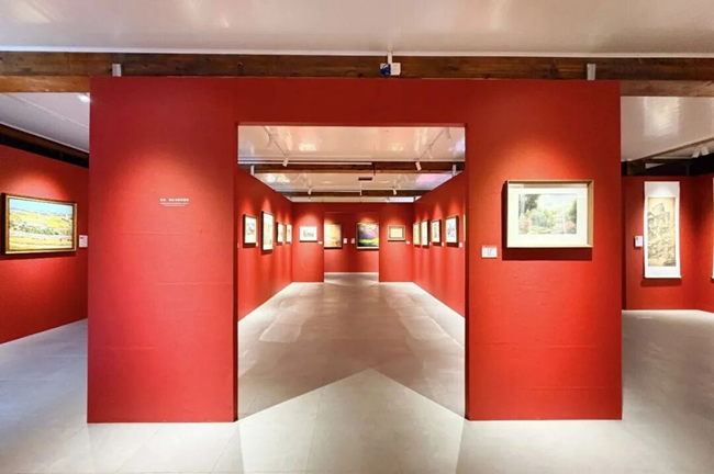 福建农林大学中外山水名画展